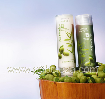 Linha Nature com Extractos de Azeitonas e Bambu da Oriflame Linha Nature com Extractos de Azeitonas e Bambu da Oriflame