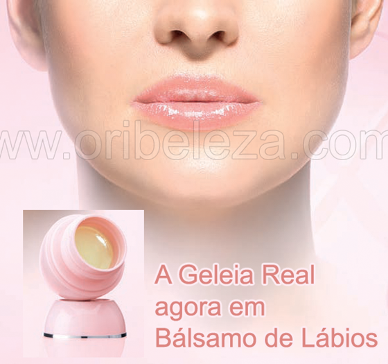 Geleia Real agora em Bálsamo de Lábios Geleia Real agora em Bálsamo de Lábios