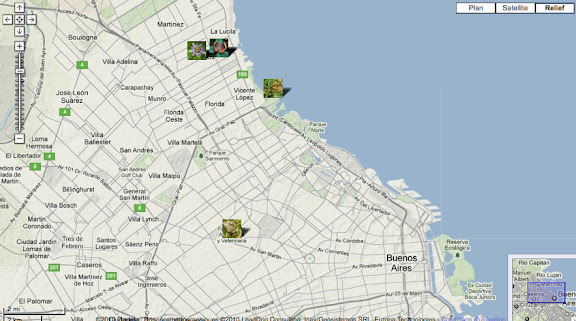 Localisation des photos à Buenos Aires et Vicente Lopez