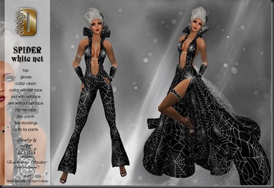 D-DESIGN Spider White hor ZURI' D-DESIGN Spider White hor ZURI'