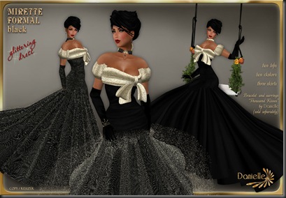 DANIELLE Mirette Formal Black' DANIELLE Mirette Formal Black'