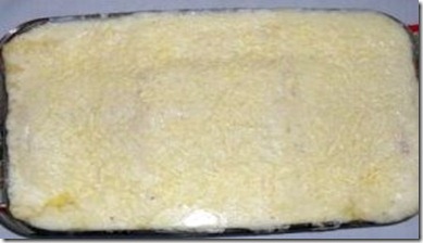 Enformado de queijo ralado