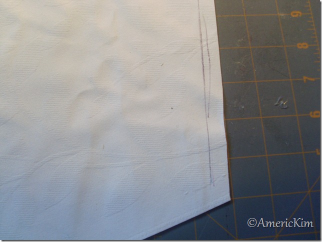 Cut on half inch mark Cut on half inch mark