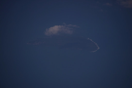 On our way back to the States, we flew over Isla Fuerte