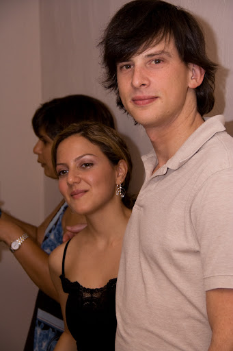 Laszlo and his girlfriend Elika