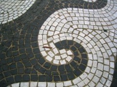 Mosaico paredes e pisos