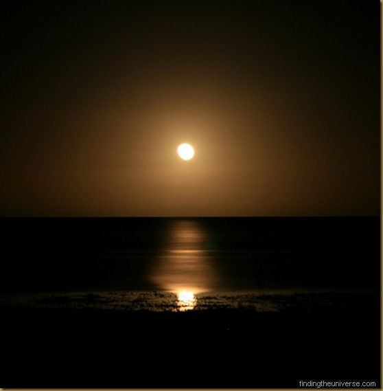 Moon rise, Western Australia