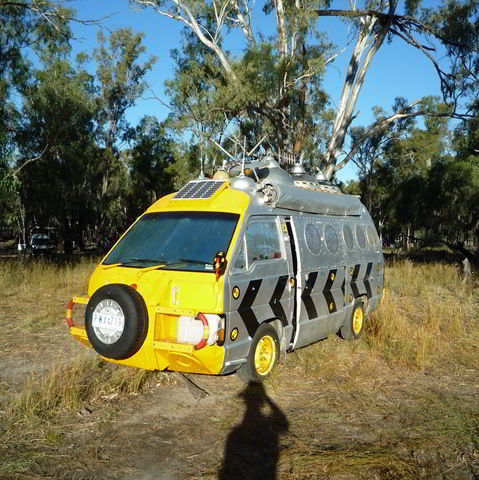 UFO Combi Van One of the great things about being on the road and staying in