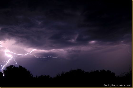 Lightning over Cape Le Grande