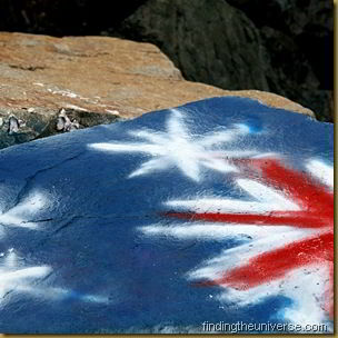 Australian Flag Grafitti - New South Wales - Australia