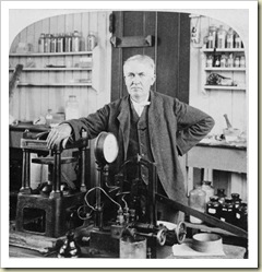 Edison in his NJ laboratory 1901