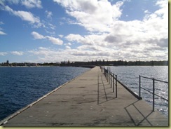 end of jetty