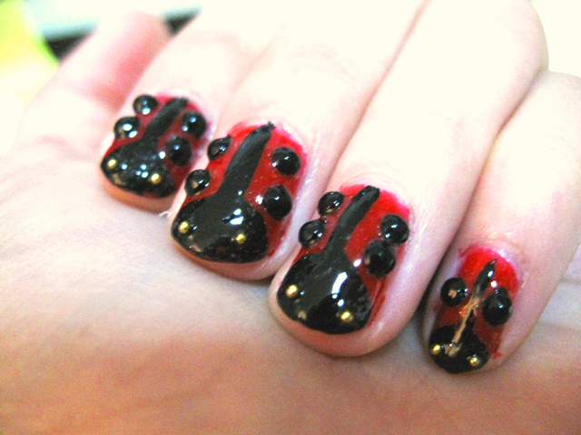 6. Ladybug Nail Art for Beginners - wide 7