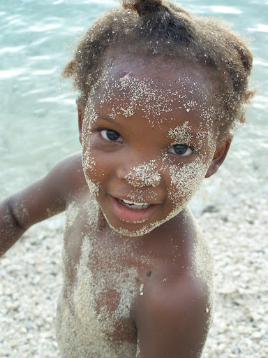 Wanna covered in sand