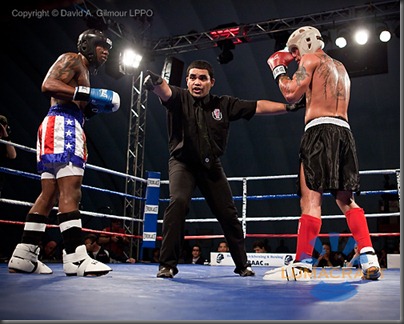 41164 BurlSport
burlington_May 1, 2010
Burlington’s Bay Area Athletic Club provided the athletes for Canada when the Night of Champions kickboxing event was held in Burlington on May 1.2010.
David A. Gilmour LPPO