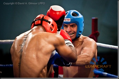 41164 BurlSport
burlington_May 1, 2010
Burlington’s Bay Area Athletic Club provided the athletes for Canada when the Night of Champions kickboxing event was held in Burlington on May 1.2010.
David A. Gilmour LPPO