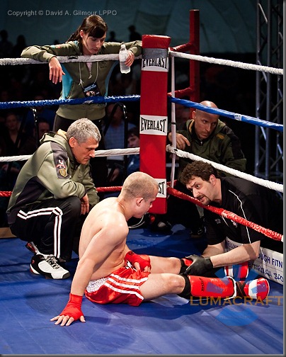 41164 BurlSport
burlington_May 1, 2010
Burlington’s Bay Area Athletic Club provided the athletes for Canada when the Night of Champions kickboxing event was held in Burlington on May 1.2010.
David A. Gilmour LPPO