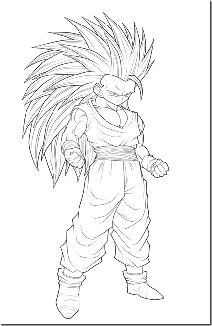 Gohan Super Saiyan Lineart Zignoth Pictures