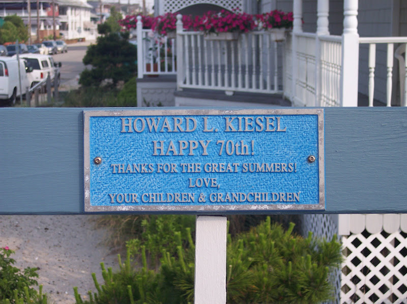Howard L. KeiselHappy 70thThanks for the great summers!Love,
your children and grandchildren