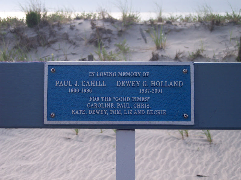 In loving memory ofPaul J. Cahill1930-1996Dewey G. Holland1937-2001For all the "Good Times"Caroline, Paul, Chris, Kate, Dewey, Tom, Liz and Beckie