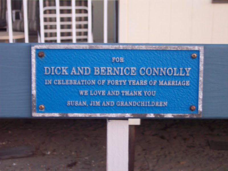 ForDick and Bernice ConnollyIn celebration of forty years of marriageWe love and thank youSusan, Jim and grandchildren