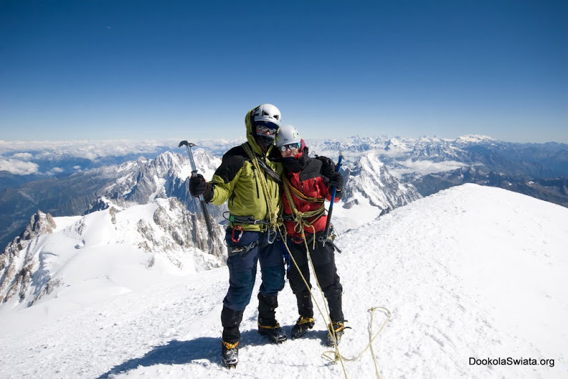 Góra jedna i pół z dreszczykiem emocji czyli Gran Paradiso i Mont Blanc 2010