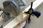 Quick Grip clamps work great when using a miter saw. Better than using your hands, for sure.