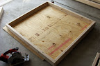 Screw the plywood onto the frame. This will form the top.