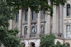Colossal columns on the Capitol building's east side.