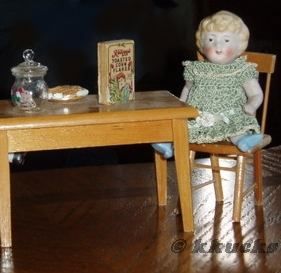 Antique bisque doll German all-bisque