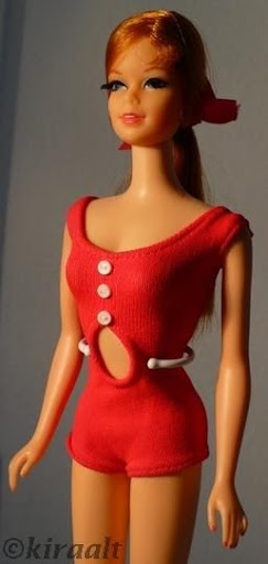 Mattel Barbie doll Stacey TNT Twist n Turn original swimsuit 1960s