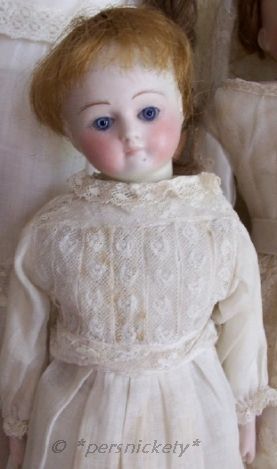 Antique bisque doll German Germany swivel head shoulderplate