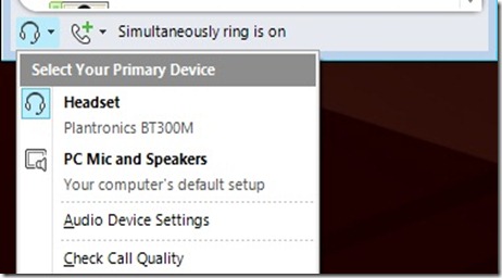 Plantronics - Lync Device Select