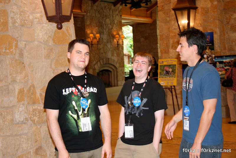 Me, Tricky, and sh0ck_c0re (rage_c0re) at the event