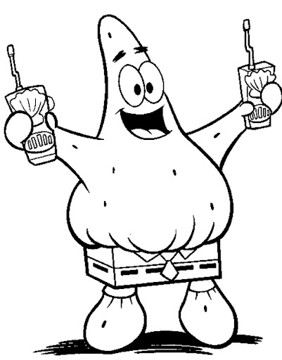 dibujos bob esponja para colorear