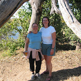 062 June 2005 Chobe, Botswana me and Michelle.JPG
