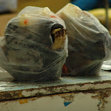 This head will be delicious 
in a soup.  Mongolia.  
The sweat in the bag just adds flavor!