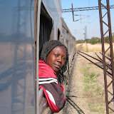 Jane Gavaza from Harare was in 
the same cabin as me on the train from 
Bulawayo to Harare. The train arrived 5 
hours late, so we had plenty of time 
to get to know each other (17 hours).