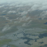 Incredible Amazon scenery.  
Can't see it here, 
but lots of forest destruction 
(logging, agriculture, etc).