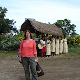 I flew from El Nido, Palawan 
back to Manila. This is a picture
 of the airport just before I 
boarded the plane. I was serenaded 
by some lovely locals.