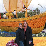 Michelle and I
waiting for the pirates.