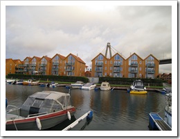 This is where we live. It is the third house from the right, top floor