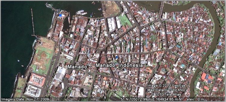 Citra Satelit Kota Manado