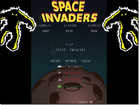 Space Invaders remake 2010