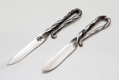 couteaux de table brut de forge