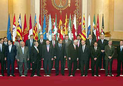 Zapatero con los presidentes autonçomicos