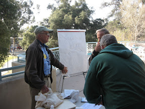 Dennis Trafficandi had a booth setup at the door and was explaining how the Sunrise Powerlink is the wrong choice for San Diego.