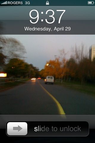 iPhone sceen