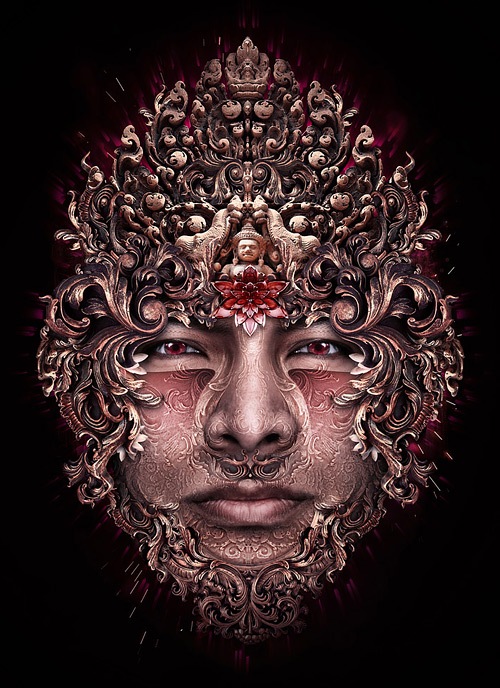 Man's Face Digital art 
