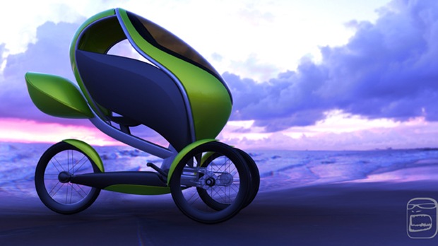 TrikE: Three Wheeled Modern Electric Urban Bike